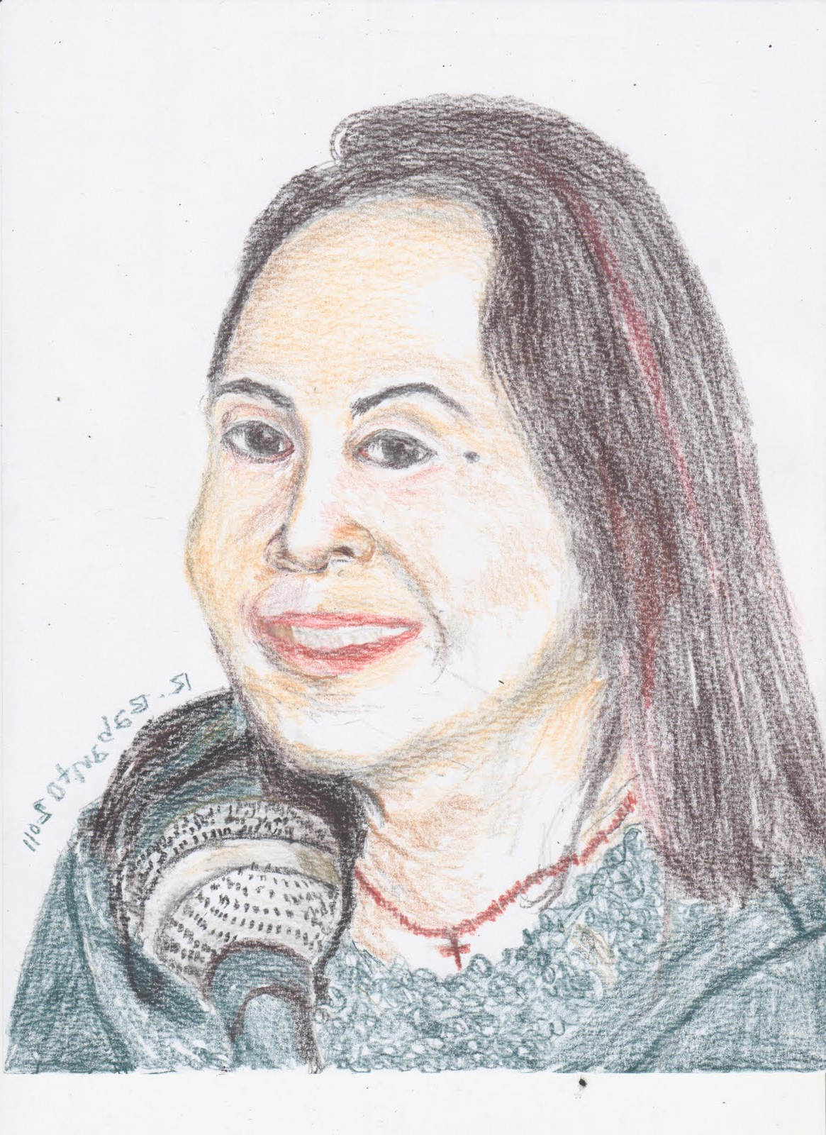 1165x1600 Watercolor Pencil Portrait Watercolor Pencil Portraits Rogelio - Watercolor Pencil Portrait