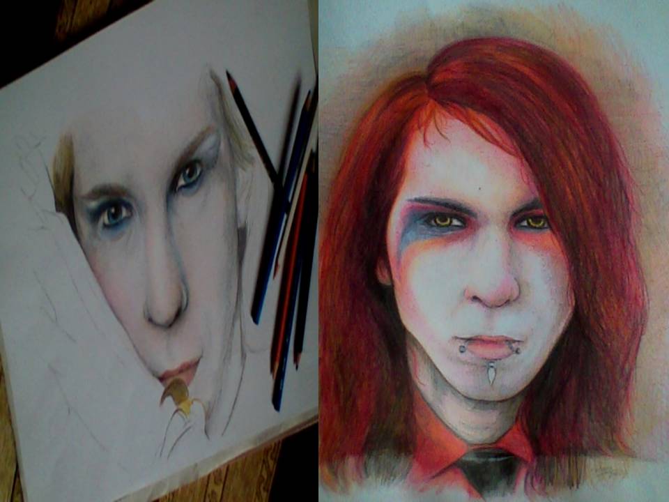 960x720 Watercolor Pencil Portrait( Luterone) By Amypond11 - Watercolor Pencil Portrait