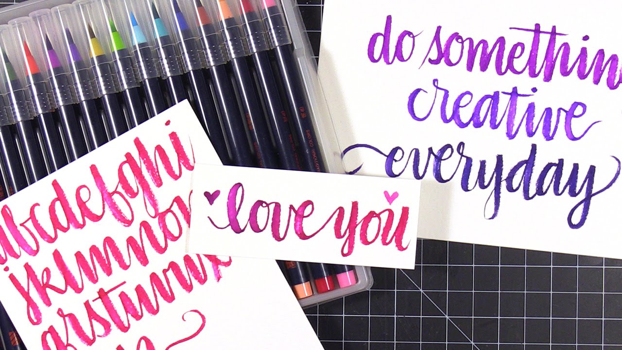 1280x720 Jetpens Haul - Watercolor Pens