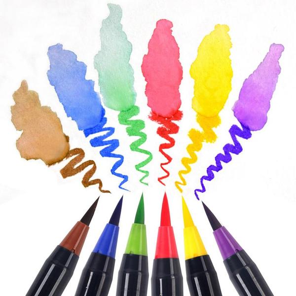 600x600 Watercolor Brush Pens - Watercolor Pens