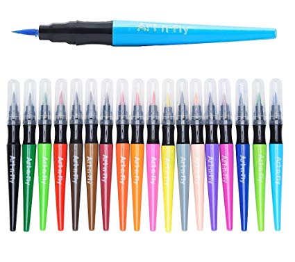 425x377 18 Brush Pens Set For Drawing Watercolor Pen - Watercolor Pens