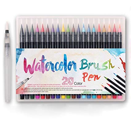 425x425 Premium Watercolor Soft Brush Pen - Watercolor Pens