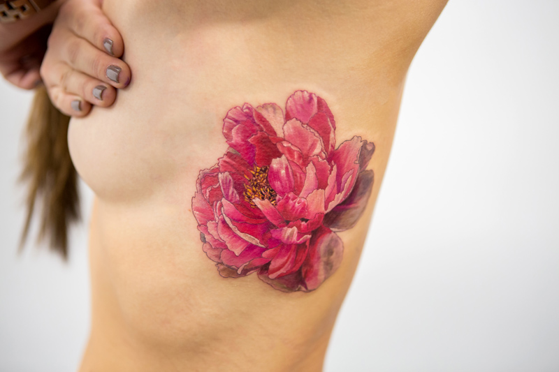 800x533 Peony Tattoo - Watercolor Peony Tattoo