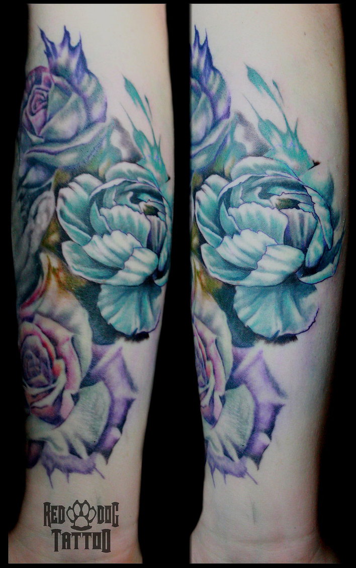 Watercolor Peony Tattoo at PaintingValley.com | Explore collection of