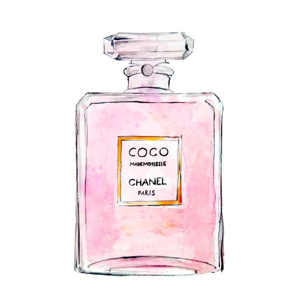 630x630 Watercolor Perfume Bottle - Watercolor Perfume