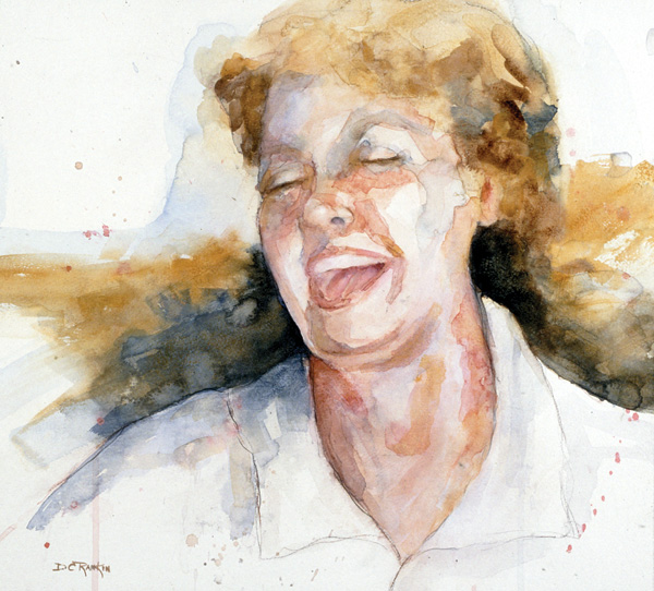 600x542 Watercolor Debbie Cason Rankin Using Loose, Painterly Effects In - Watercolor Person