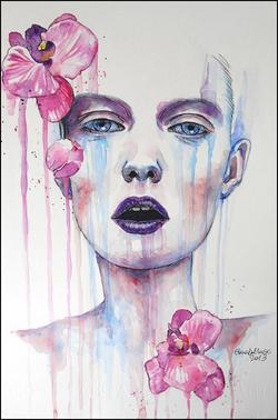 250x378 Watercolor Painting - Watercolor Person