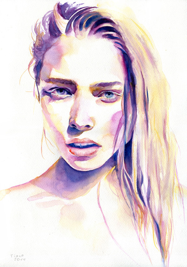 Watercolor Person at PaintingValley.com | Explore collection of ...