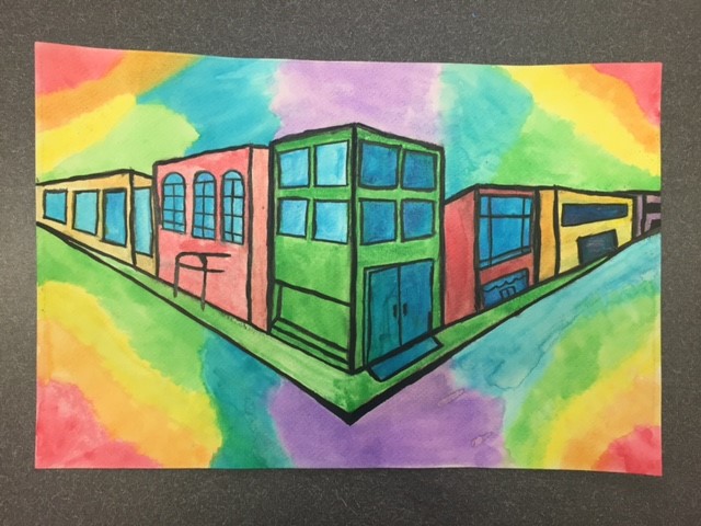 640x480 Perspective Through Watercolor Art405 - Watercolor Perspective
