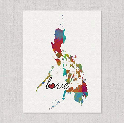 501x500 Philippines Love - Watercolor Philippines