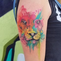 250x250 Golden Rule Tattoo - Watercolor Phoenix Tattoo