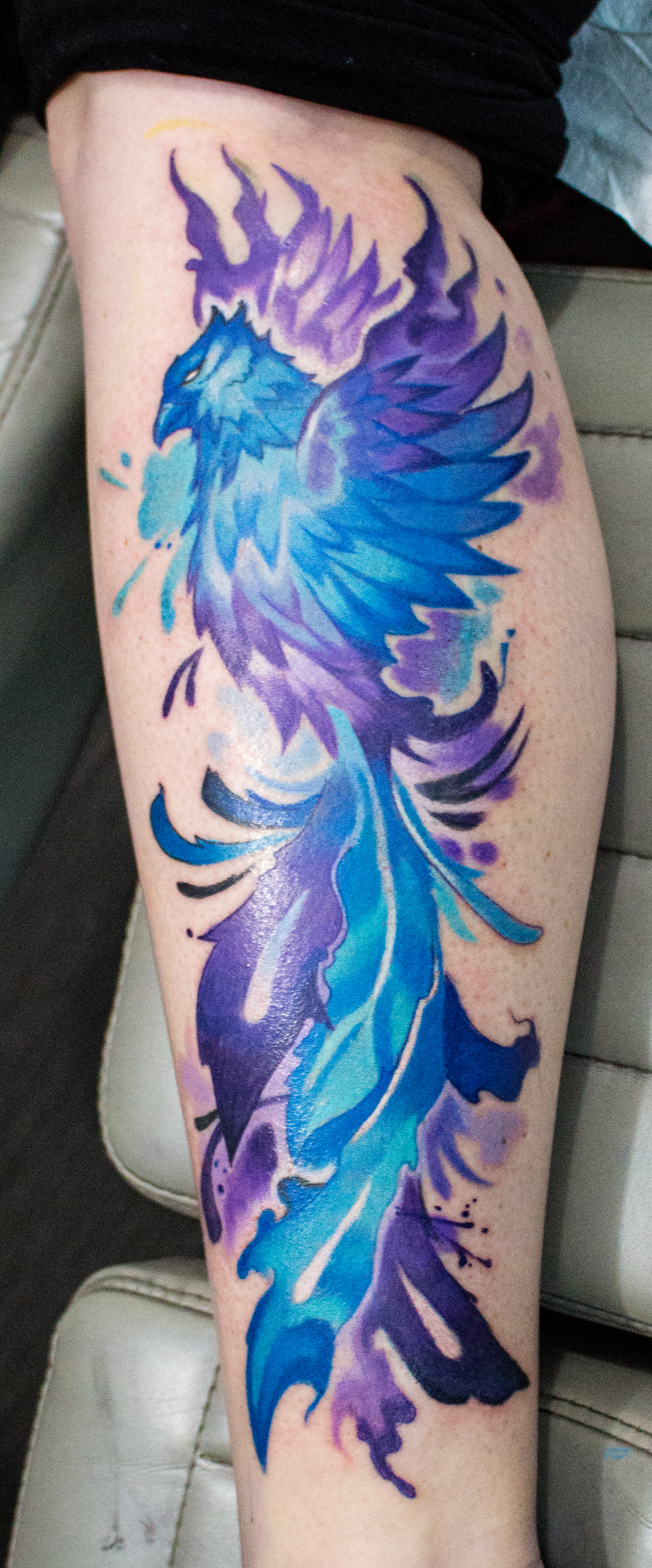 1482x3563 Book A Tattoo Consult - Watercolor Phoenix Tattoo