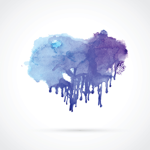500x500 Watercolor Grunge Effect Vector Material 03 Free Download - Watercolor Photo Effect