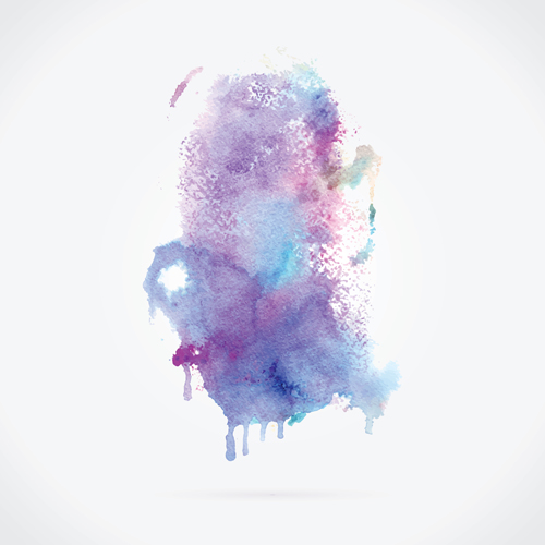 500x500 Watercolor Grunge Effect Vector Material 08 Free Download - Watercolor Photo Effect