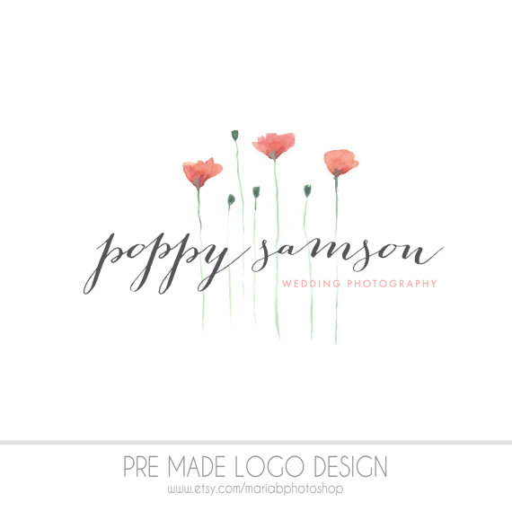 570x569 Logo Design Branding Photography Logo Small Business Logo - Watercolor Photography Logo