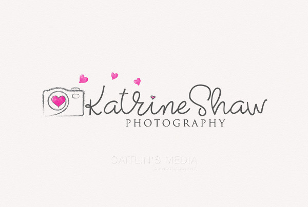 600x404 Examples Of Photography Logo Design - Watercolor Photography Logo