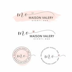 236x236 Premade Branding Kit - Watercolor Photography Logo