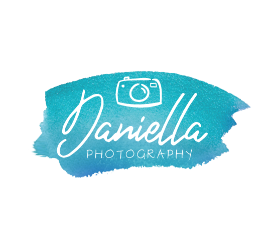 540x460 Watercolor Brush Photography Logo - Watercolor Photography Logo