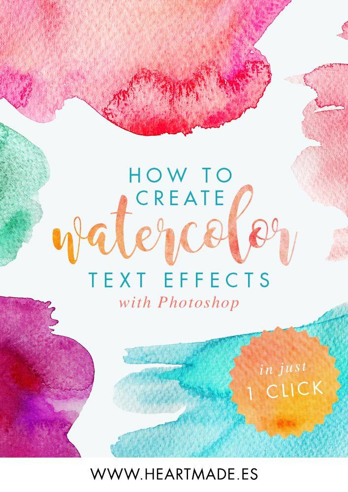 707x1000 How To Create A Watercolor Text Effect In Photoshop Biz - Watercolor Photoshop