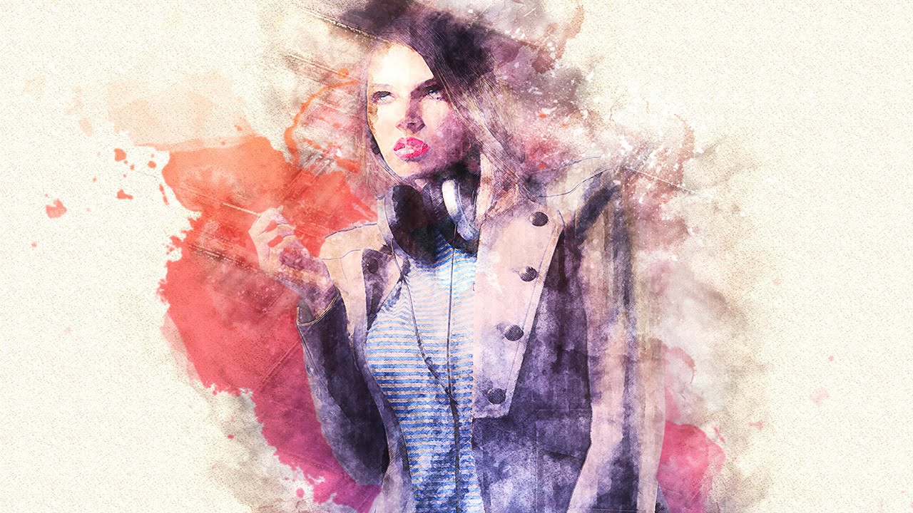 1280x720 Watercolor Paint - Watercolor Photoshop