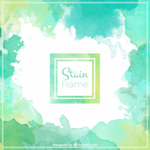 626x626 Green Watercolor Frame Vector Free Download - Watercolor Picture Frames