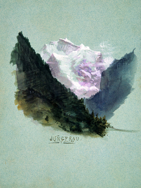 480x640 Landscape Watercolor Prints Masterpiece Copies Canvas Painting - Watercolor Pictures