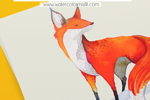 585x390 Watercolor Misfit - Watercolor Pictures For Beginners