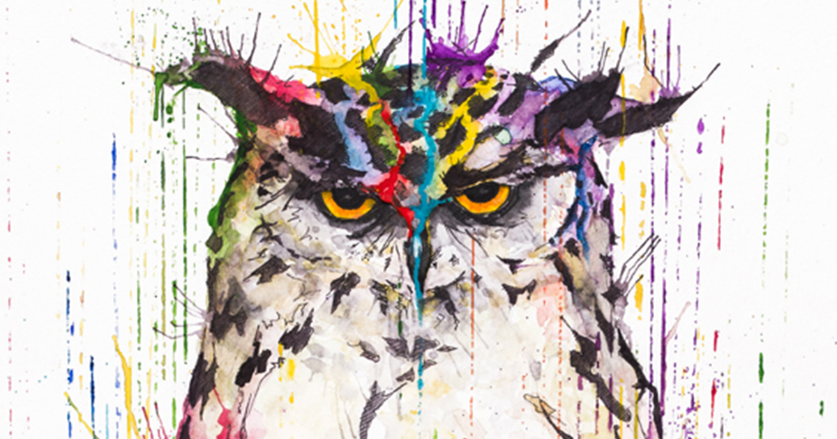 1200x630 Quiet Animals In Loud Watercolors Bored Panda - Watercolor Pictures Of Animals