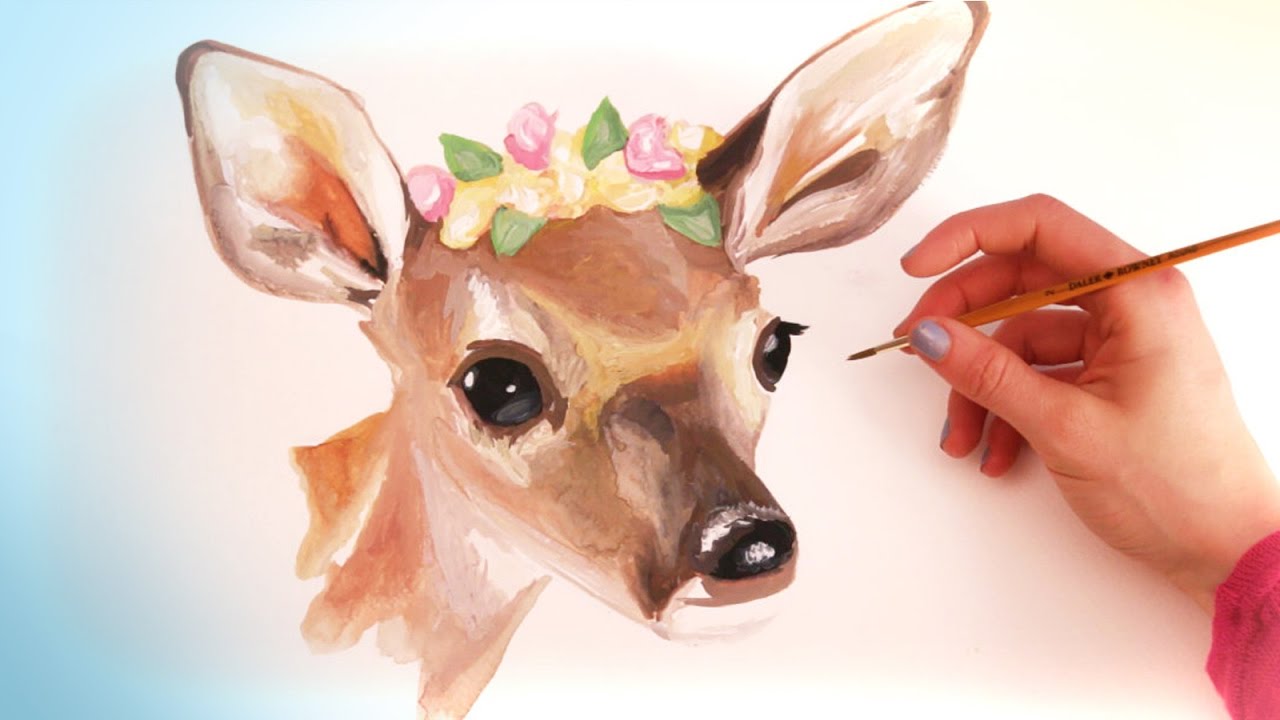 1280x720 Watercolor Animal Paintings - Watercolor Pictures Of Animals