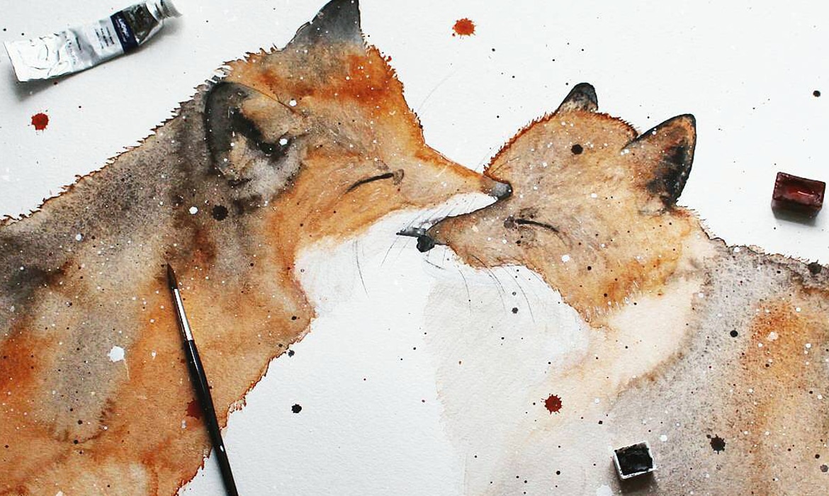 1170x700 Watercolor Animals Illustrate The Beauty Of The Natural World - Watercolor Pictures Of Animals