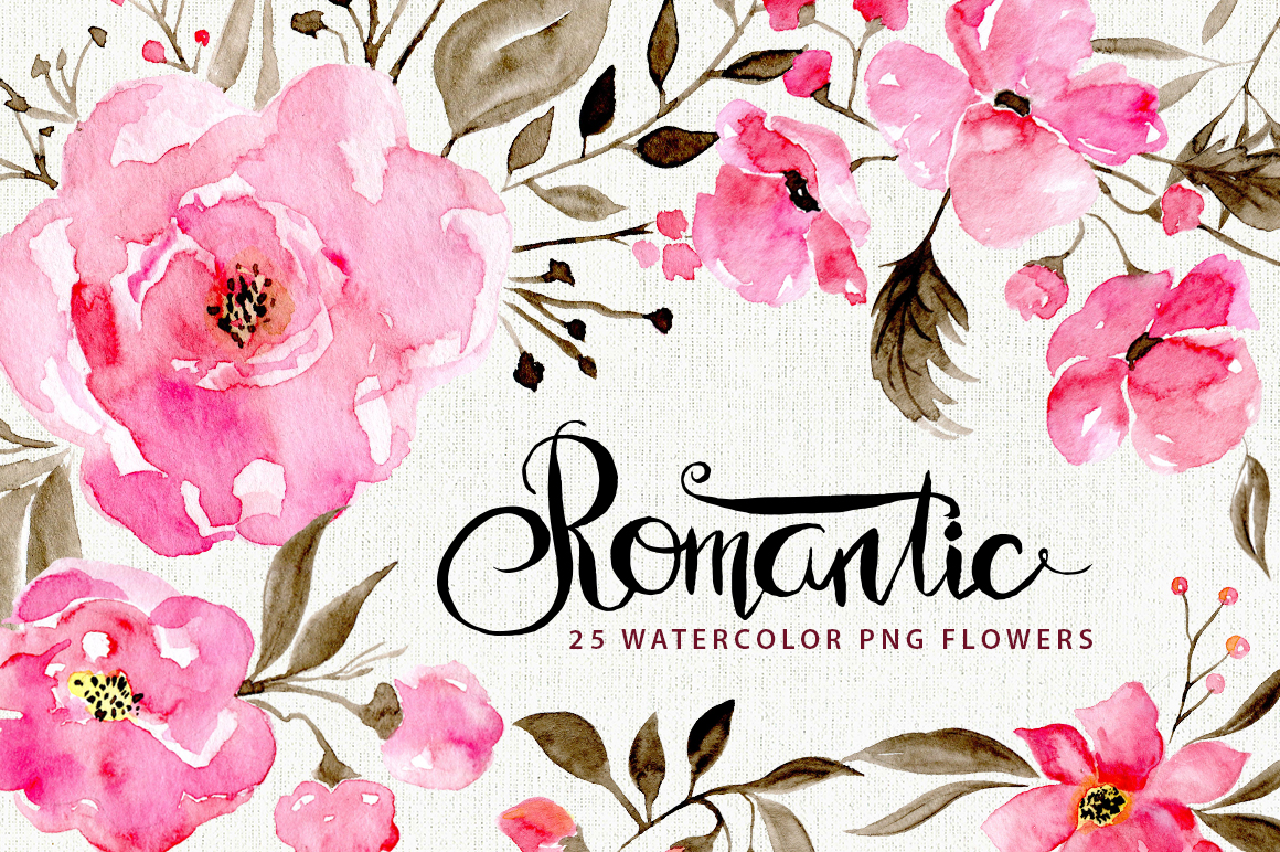 1160x772 Romantic Watercolor Flowers - Watercolor Pictures Of Flowers