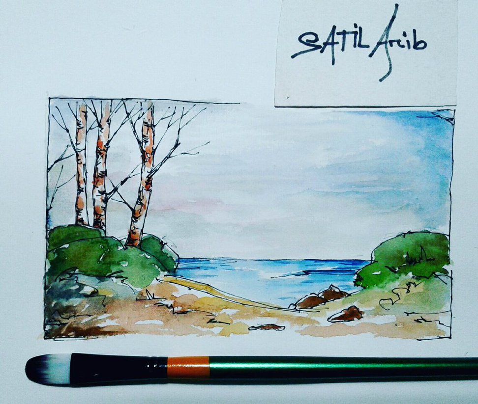 972x823 Journal Watercolor (Copy Work) 2 By Shatilaribart - Watercolor Pictures To Copy