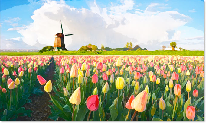 681x408 Photoshop Watercolor Painting Effect Tutorial - Watercolor Pictures To Copy