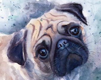 340x269 Watercolor Paintings Etsy - Watercolor Pictures To Paint