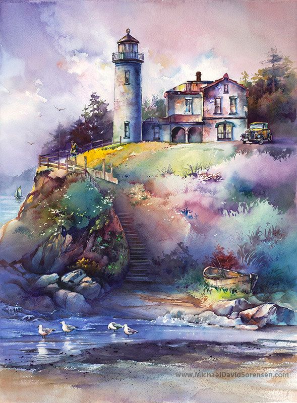 589x800 53 Easy Watercolor Painting Ideas For Beginners - Watercolor Pictures To Paint