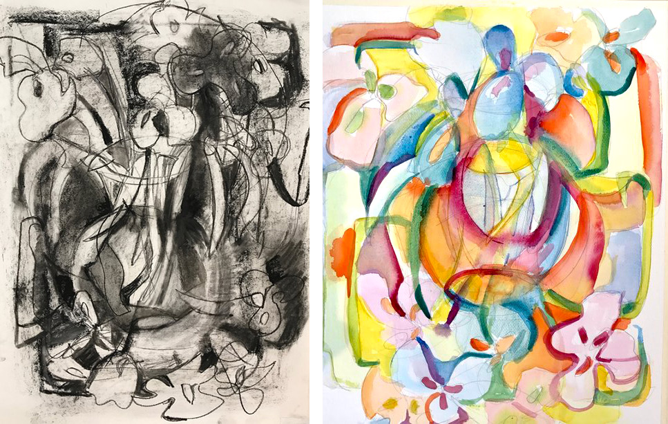 967x613 Amy Sabrin, In The Moment The Art League Blog - Watercolor Pieces