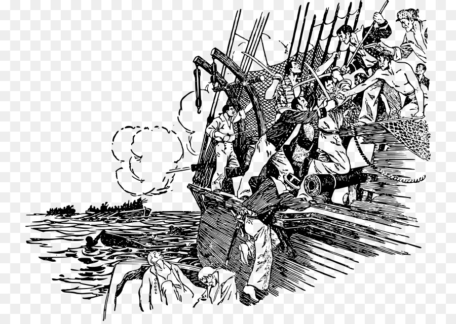 900x640 Ship Download Clip Art - Watercolor Pirate Ship