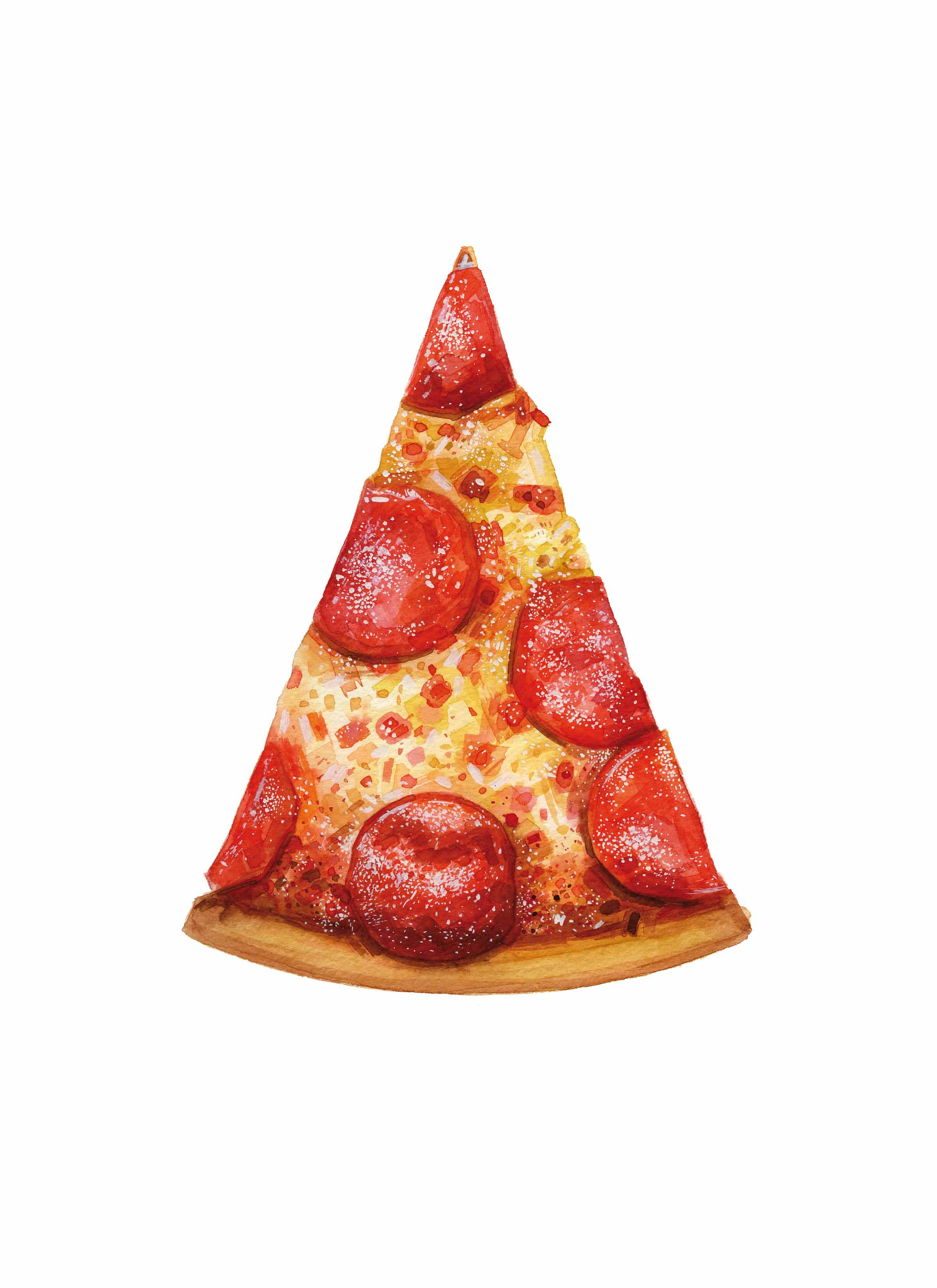 2182x3000 Watercolor Pizza 8x11 Printable Art Pizza Painting Art Print Etsy - Watercolor Pizza