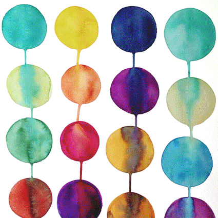 425x425 Watercolor Planets (Acid Edition) - Watercolor Planets