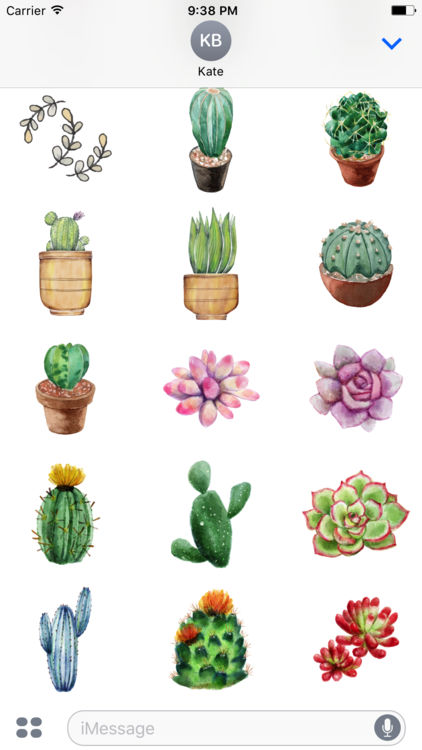 422x750 Watercolor Plants Stickers By Sze Jye Ng - Watercolor Plants