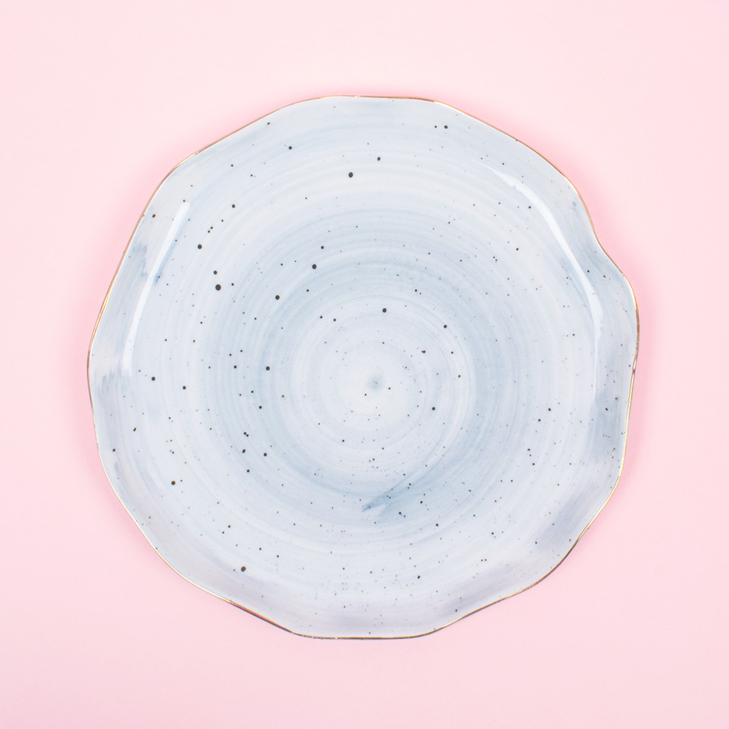1028x1028 Watercolor Magic Dessert Plate - Watercolor Plate