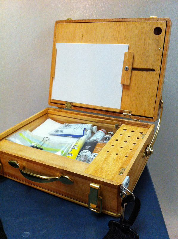 598x800 Home Made Pochade Box. - Watercolor Pochade