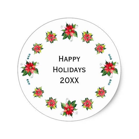 540x540 Watercolor Poinsettia - Watercolor Poinsettia