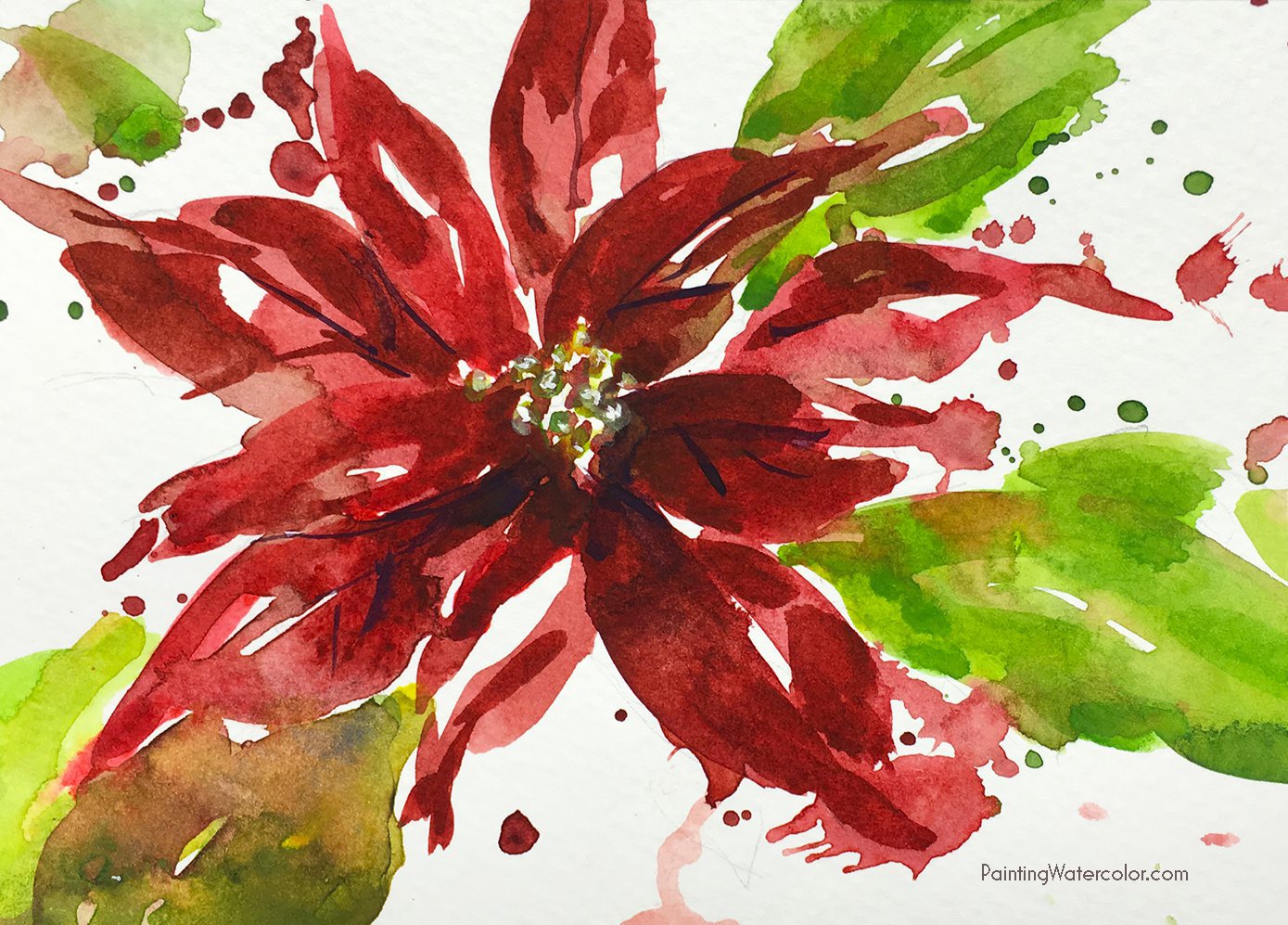 hand-painted-greeting-cards-with-flowers-in-2019-watercolor-art