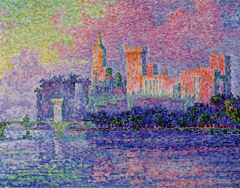 811x636 Pointillism A Point In Impressionism - Watercolor Pointillism