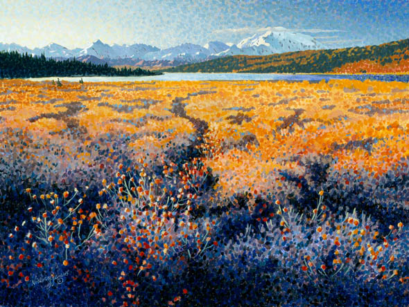 590x444 Day Four In The Challenge - Watercolor Pointillism