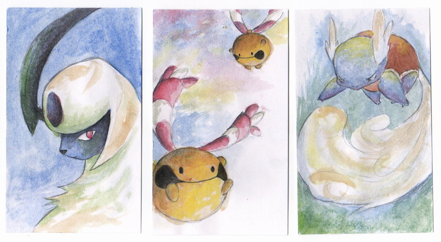 900x494 Watercolor Pokemon By Mictono - Watercolor Pokemon