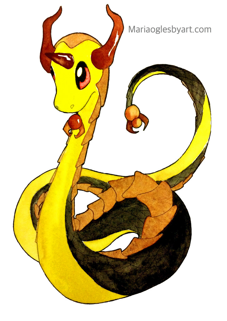 726x1024 Watercolor Pokemon Fusion Art - Watercolor Pokemon