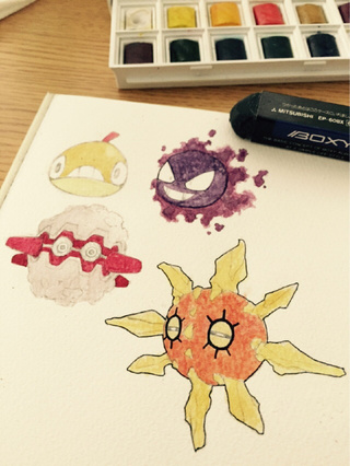 320x426 Been Drawing Pokemon And I Used Watercolor - Watercolor Pokemon