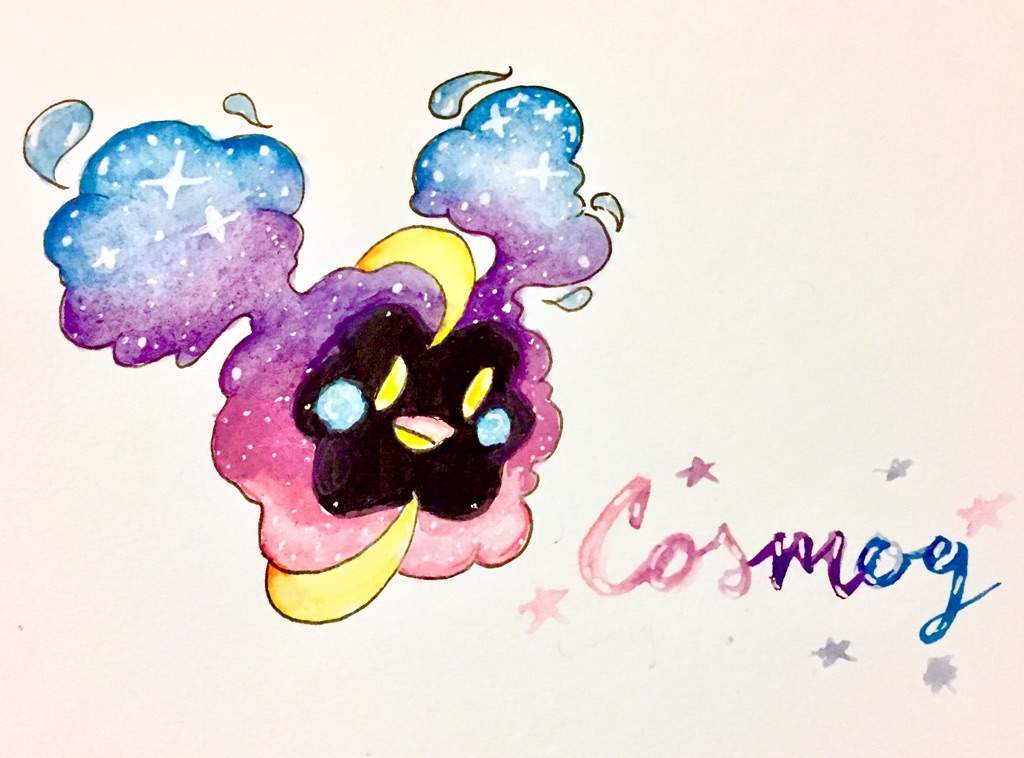 1024x758 Cosmog Watercolor Fan Art Amino - Watercolor Pokemon